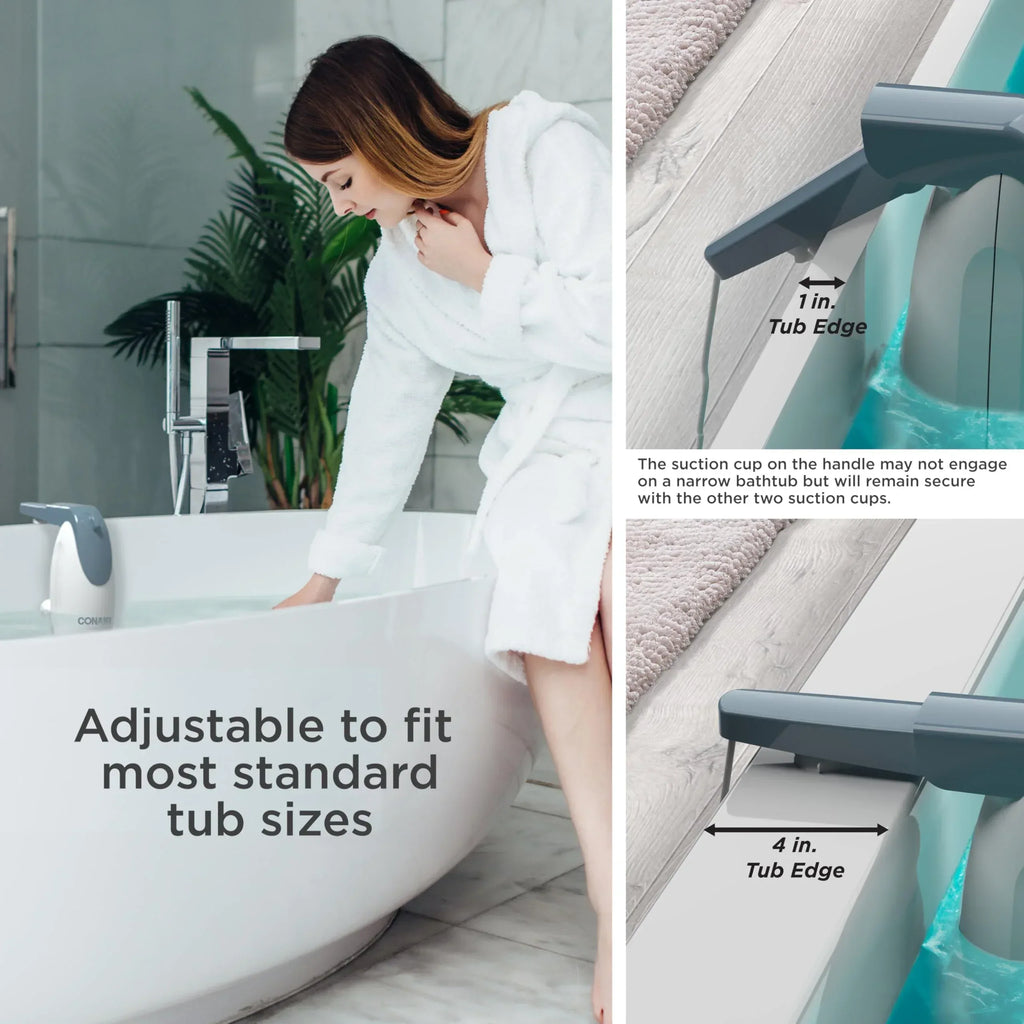 Conair Jet Hydro Spa - Portable Bath Spa with Dual Hydro Jets for Tub - Bath Spa Jet for Tub Creates Soothing Bubbles and/or Massage - Spa Bath for at Home Use - Unique Gift Market