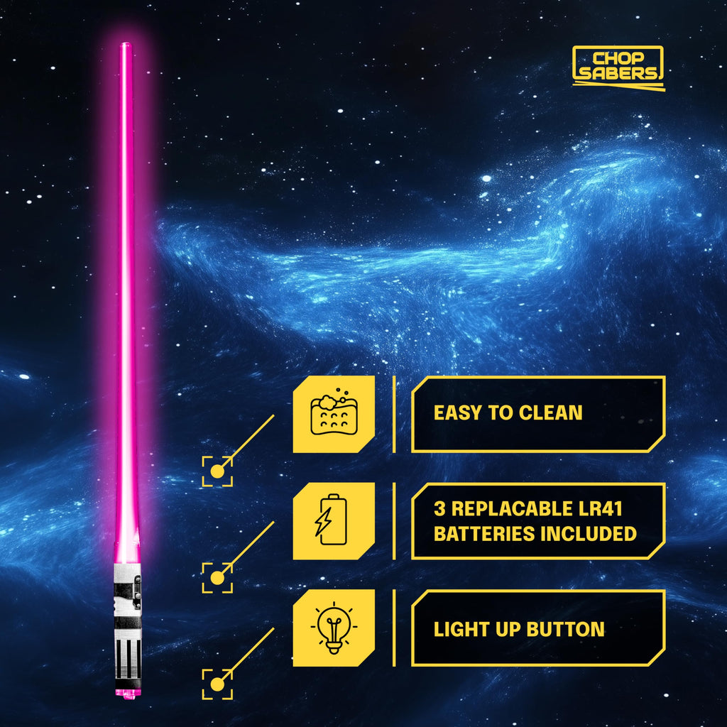 Lightsaber Led Light Up Chopsticks (1 Pair, Blue)