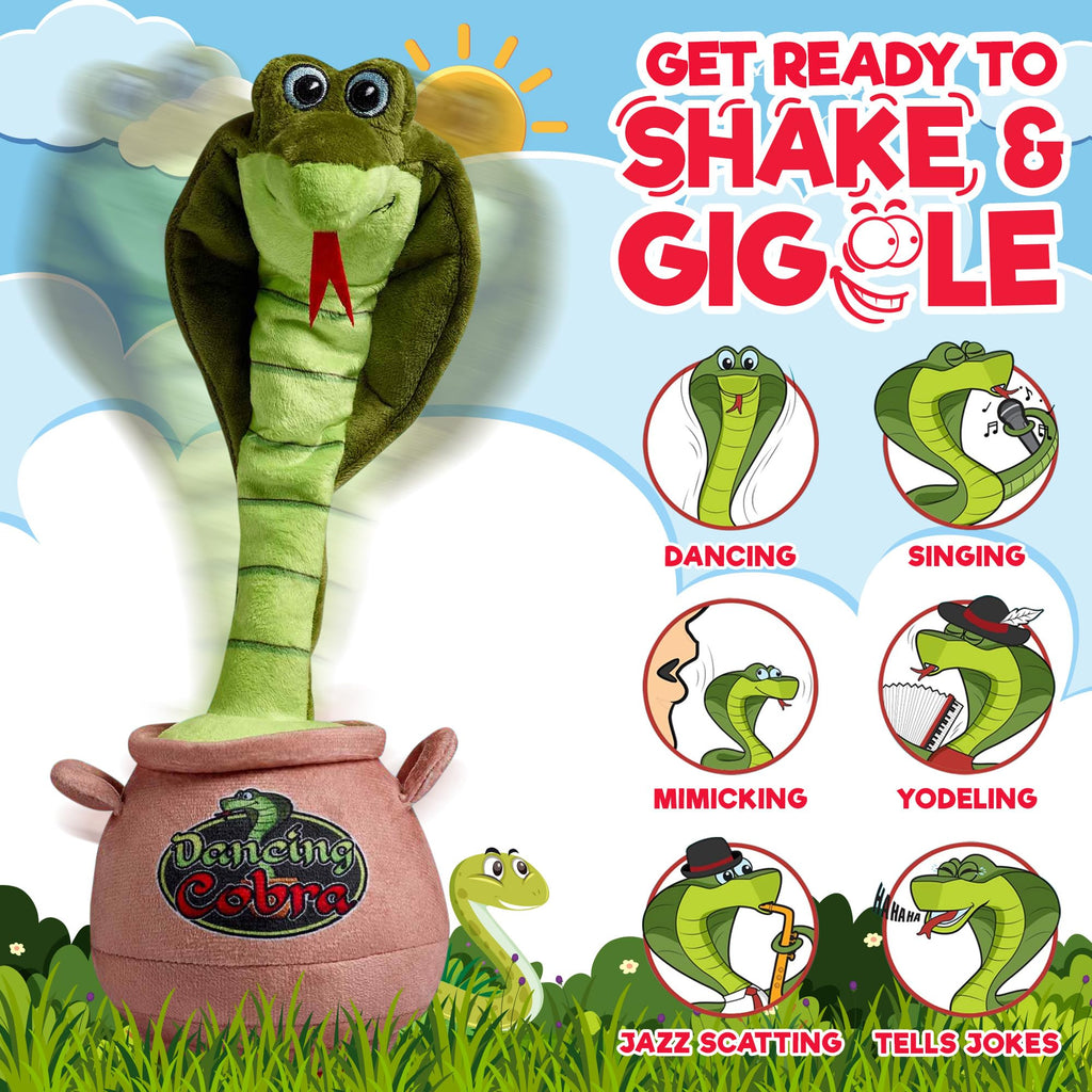 Gagster Dancing Hot Dog - Sings, Yodels, Tells Jokes - Funny Talking Decor Toy for Kids & Adults