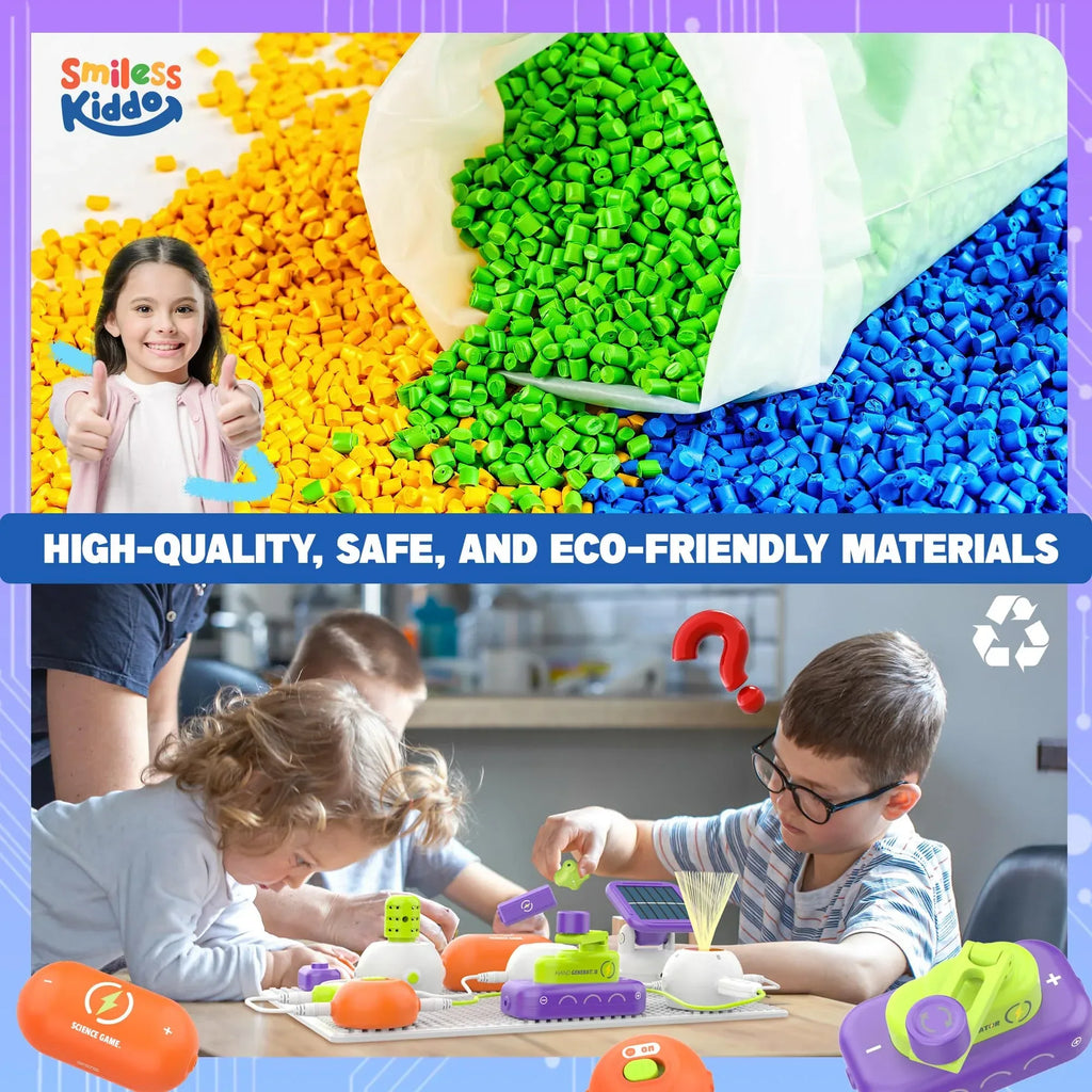 Science Kits for Kids - STEM Kits for Kids, Electronics Exploration Kit, Over 420 Projects, 35 Circuit Parts, STEM Educational Toy Gifts for Kid Boys Girls Ages 3 4 5 6 7 8 9 10 11 12 - Unique Gift Market