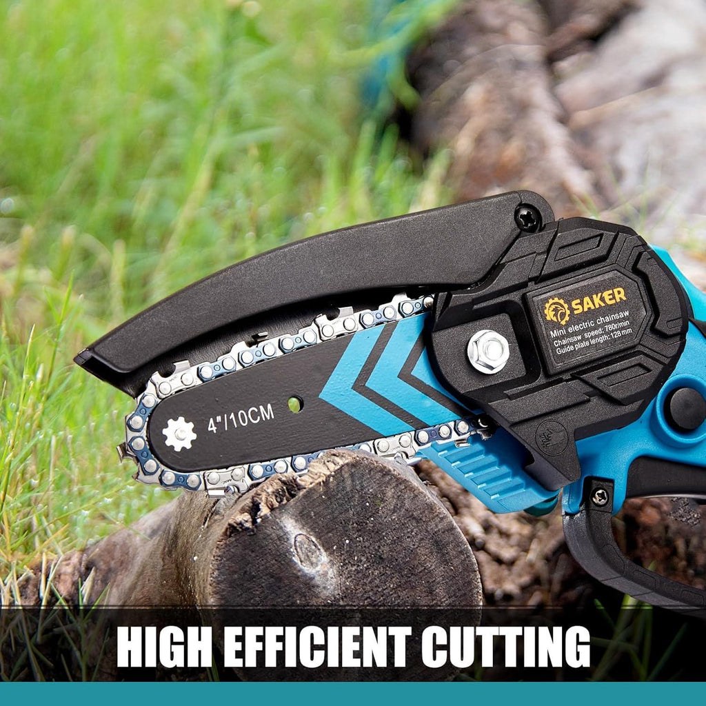 Saker Mini Chainsaw,Portable Electric Chainsaws Cordless,Handheld Chain Saw Pruning Shears Chain Saws for Tree Branches,Courtyard,Household and Garden,Valentine's Day Gifts for Men Dad Husband Women - Unique Gift Market