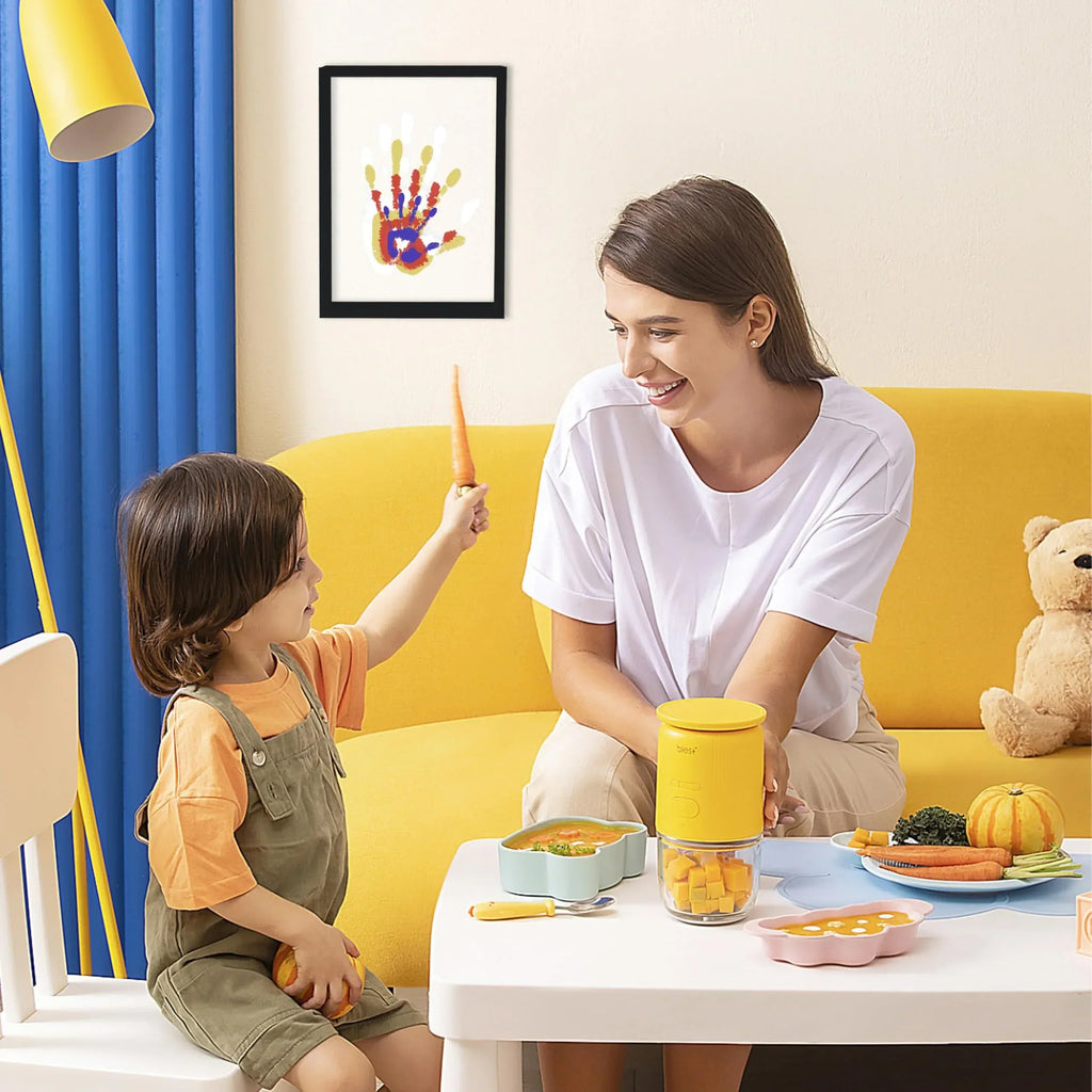 Family Handprint Kit, DIY Craft Keepsake Wooden Frame, Endless Gift Set, Non-Toxic Paints, Transparent Sheets (Brown) - Unique Gift Market