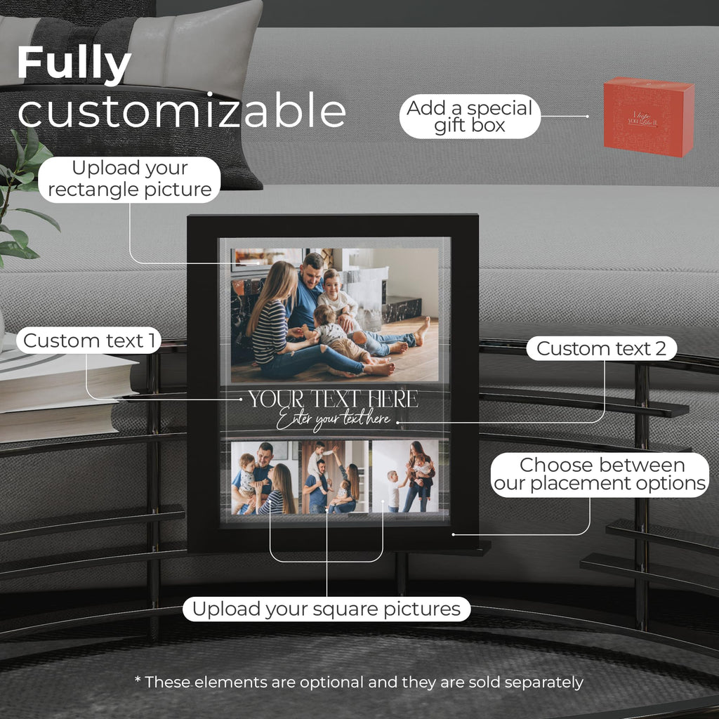 EGD Custom Spotify Plaque for Gifts for Her Him | Choose Your Photo & Song for Customized Gifts for Women Men | Gift for Wife Husband | Gift for Couples (E. Classic Song Plaque)