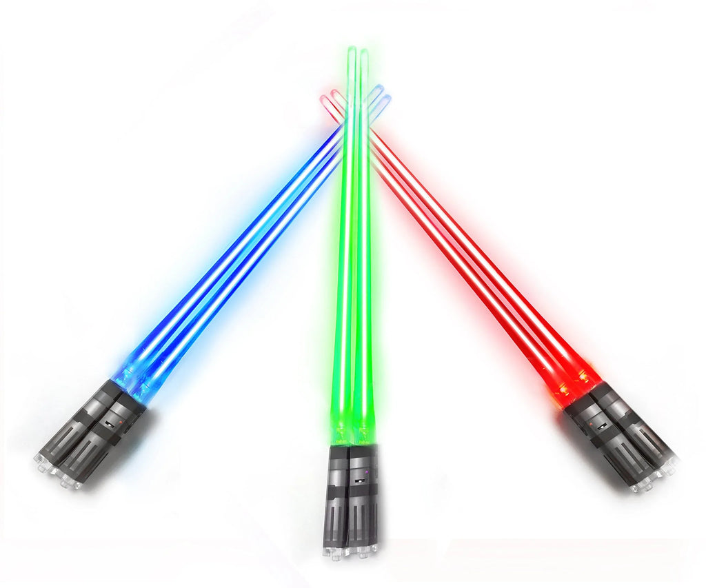 Lightsaber Led Light Up Chopsticks (1 Pair, Blue) - Unique Gift Market