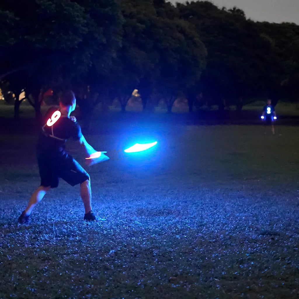TOSY Flying Disc - 108 RGB Multicolor or 36 Monocolor LEDs, Super Bright, Smart Modes, Cool Valentine Easter Gift, Camping Toy for Kid/Teen/Adult, Auto Light Up, Rechargeable, Waterproof, 175g - Unique Gift Market