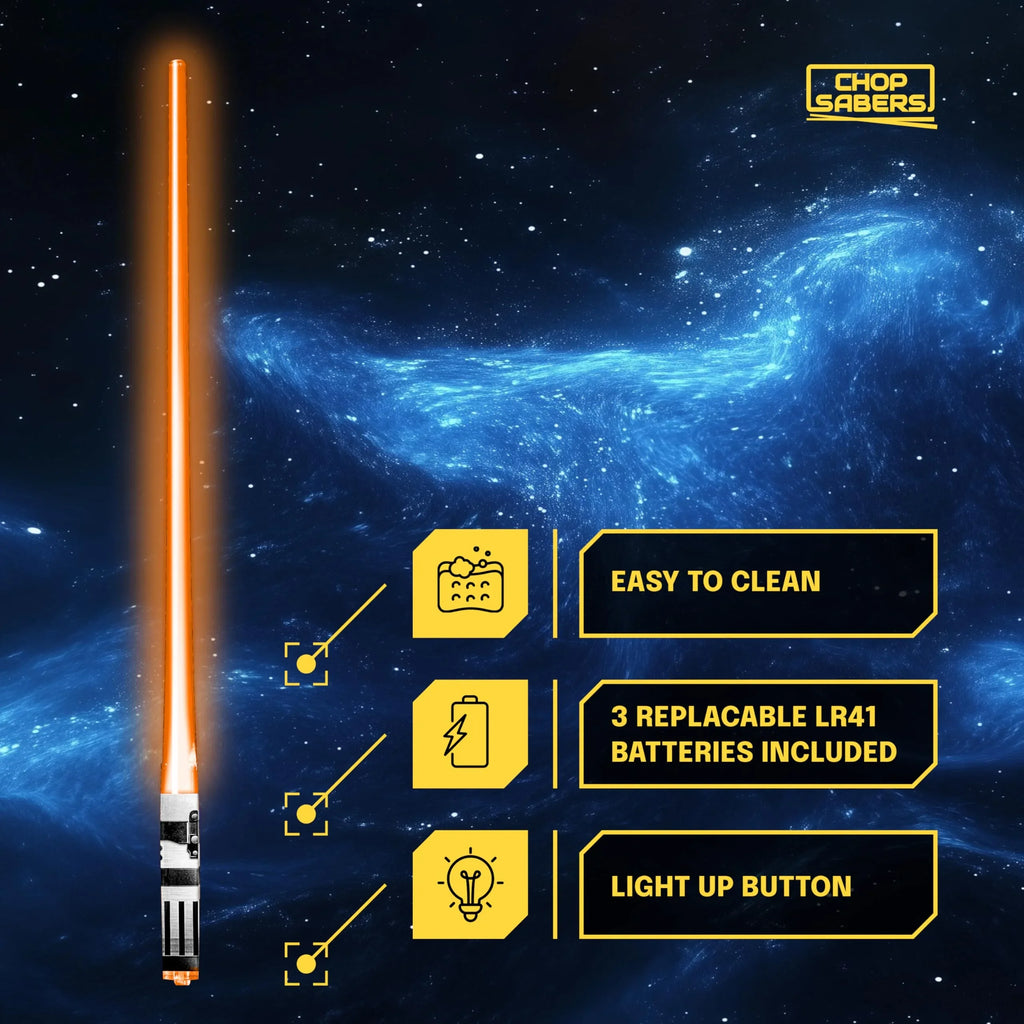Lightsaber Led Light Up Chopsticks (1 Pair, Blue) - Unique Gift Market