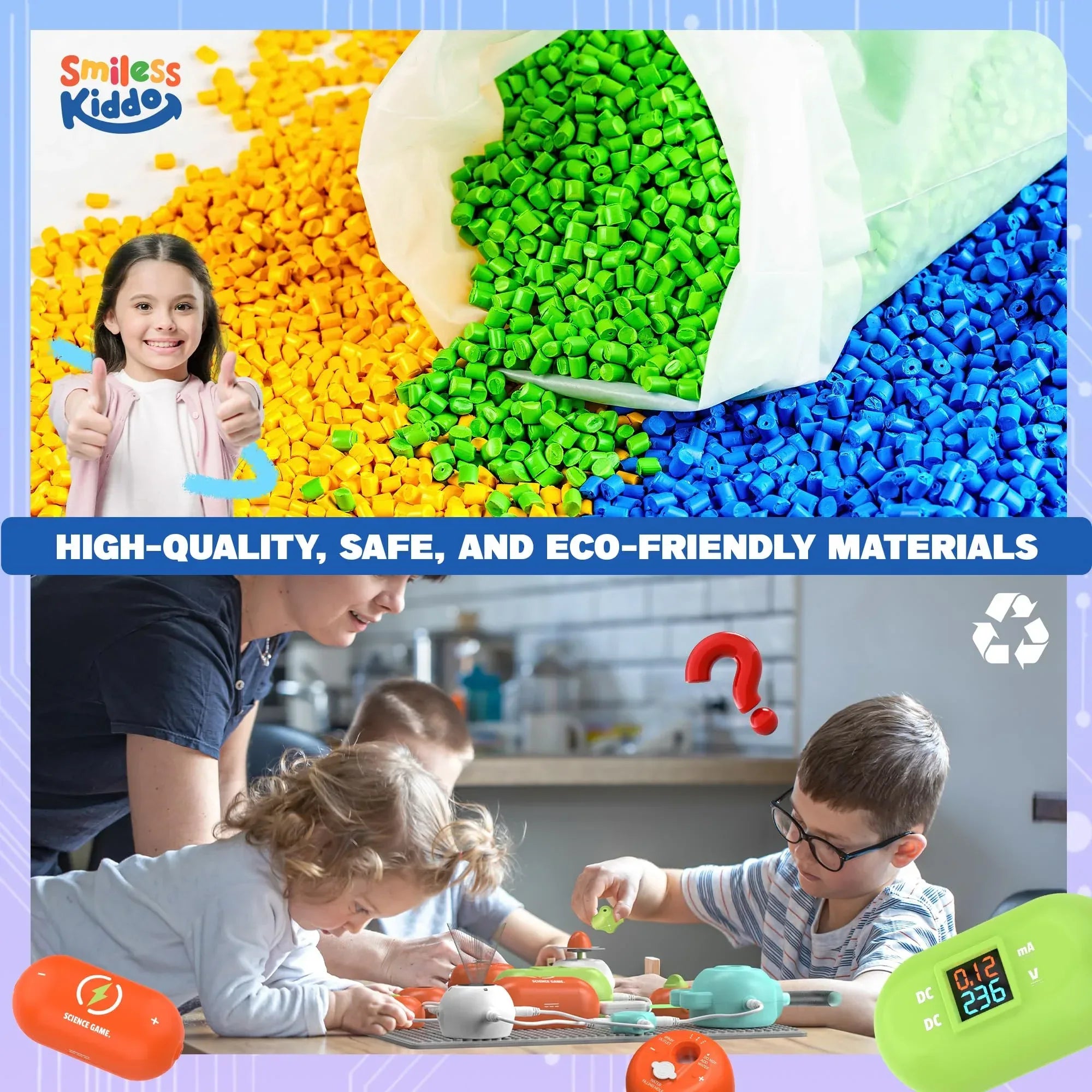 Science Kits for Kids - STEM Kits for Kids, Electronics Exploration Kit, Over 420 Projects, 35 Circuit Parts, STEM Educational Toy Gifts for Kid Boys Girls Ages 3 4 5 6 7 8 9 10 11 12 - Unique Gift Market
