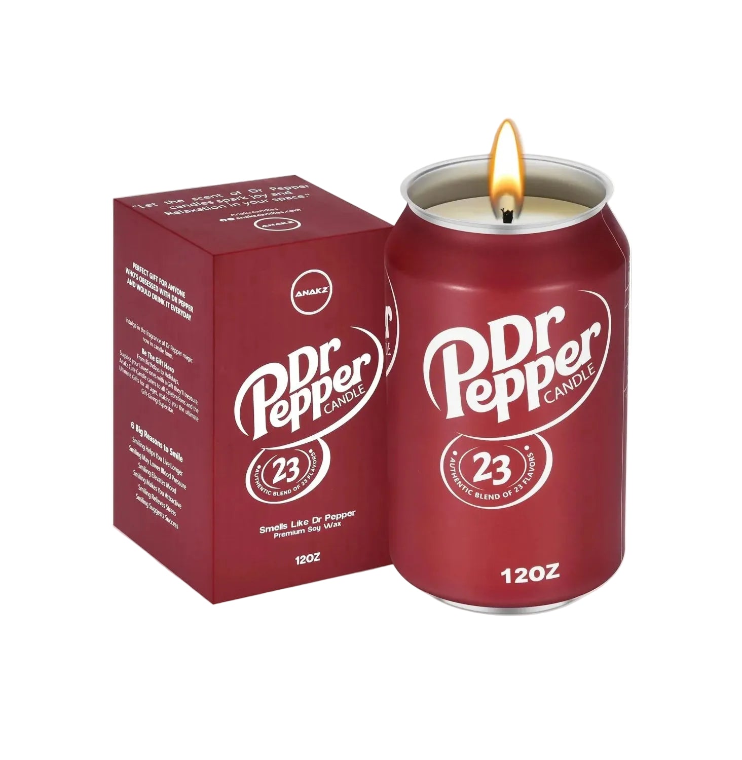 Doctor Pepper Candle - Smells Like The Real Soda - Cute Candles for Cool Gifts - Funny Candles for Any Occasion - Cute Things for Aesthetic Room Decor - Cool Candle for Cool Things - Unique Gift Market