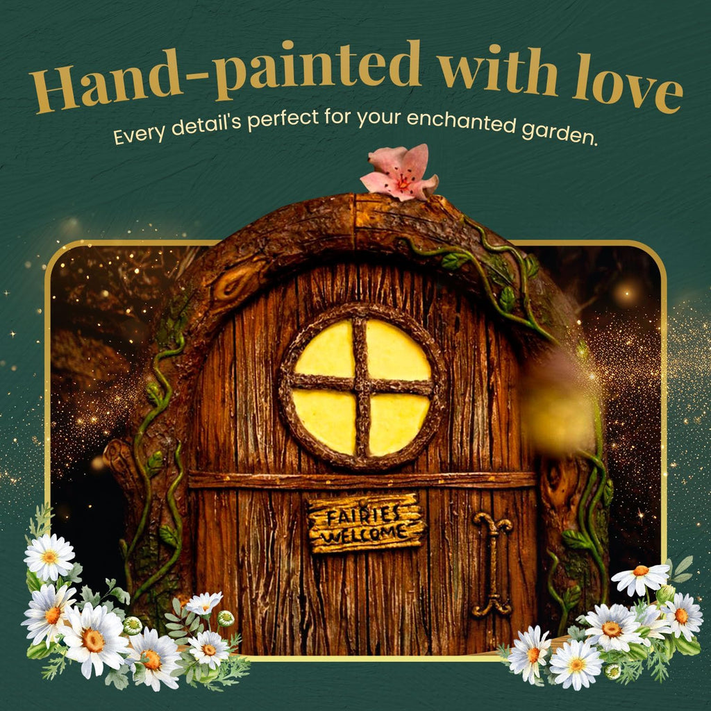 Fairy Doors for Trees, Fairy Door, Fairy Garden, Fairy Garden Accessories Outdoor kit, Fairy Doors for Trees Outdoor, Gnome House