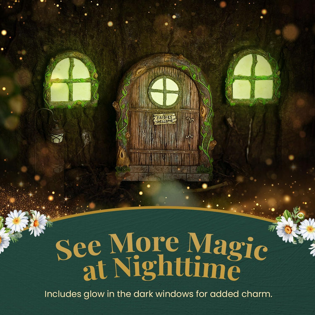 Fairy Doors for Trees, Fairy Door, Fairy Garden, Fairy Garden Accessories Outdoor kit, Fairy Doors for Trees Outdoor, Gnome House