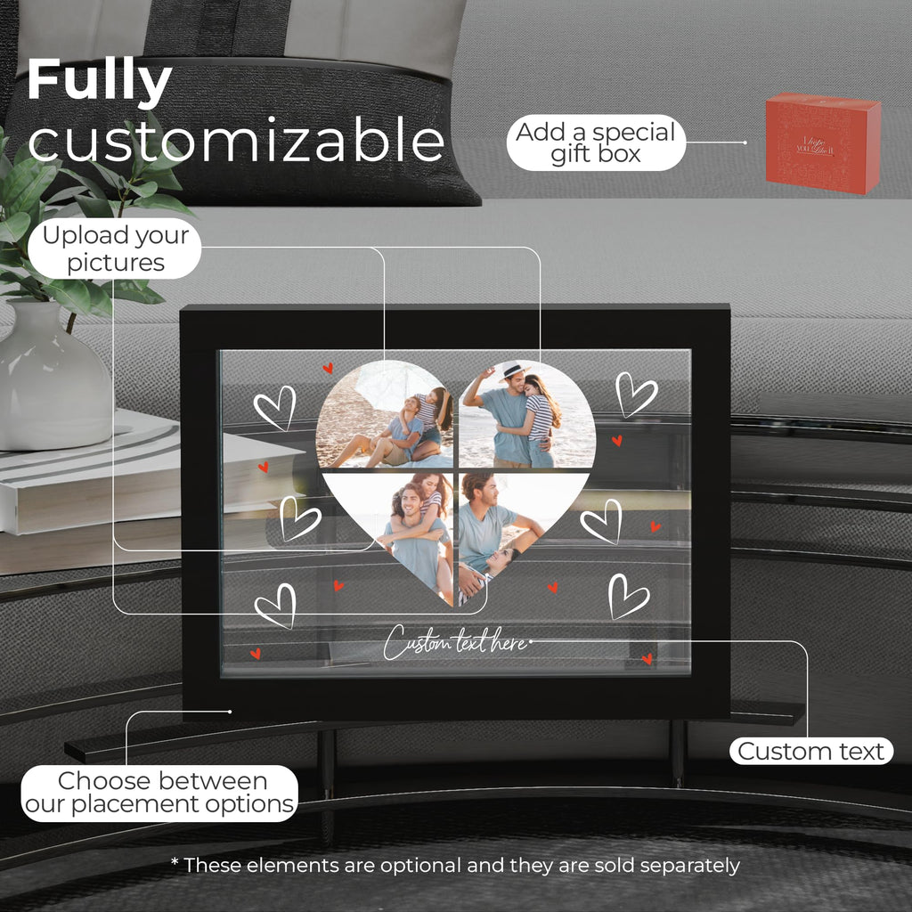 EGD Custom Spotify Plaque for Gifts for Her Him | Choose Your Photo & Song for Customized Gifts for Women Men | Gift for Wife Husband | Gift for Couples (E. Classic Song Plaque)
