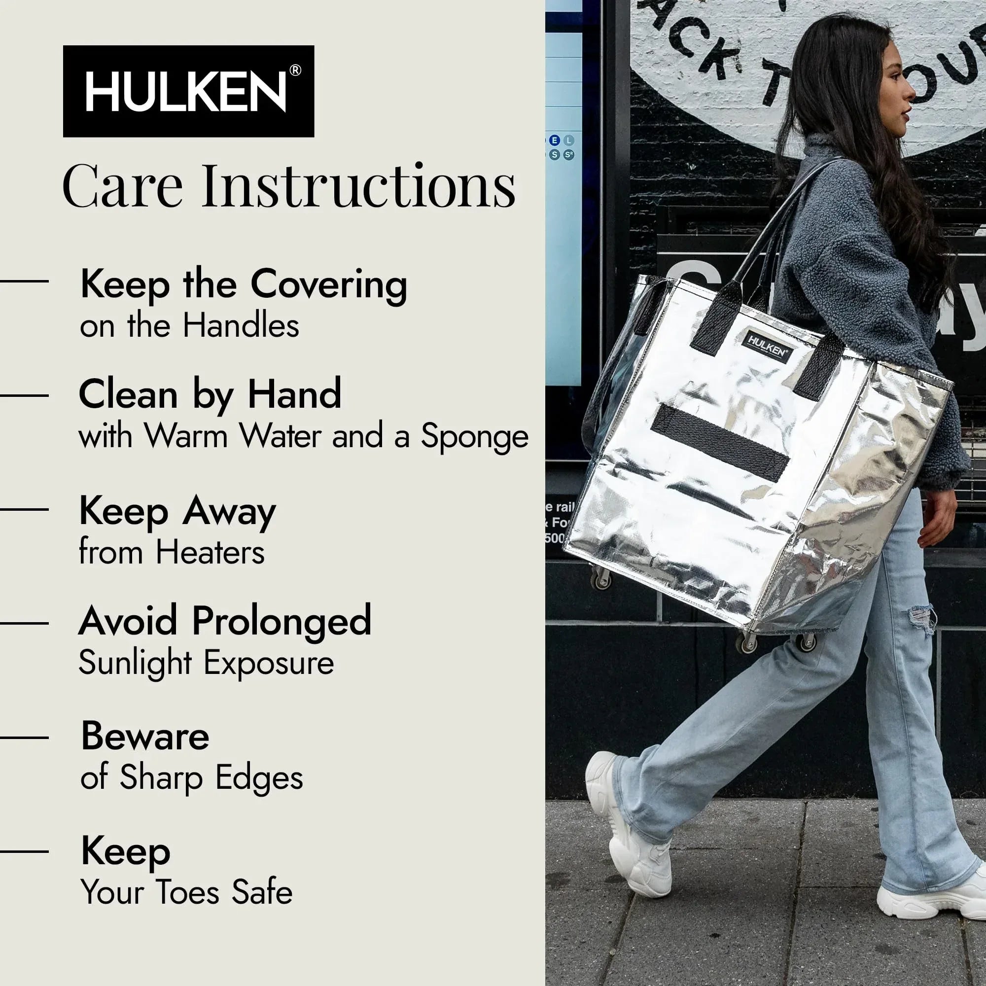 (Medium, Rose Gold) Reusable Grocery Bag On Wheels, Shopping Trolley, Rolling Tote, Zipper Closure, Lightweight, Carries Up to 66 lb, Folds Flat, Unbreakable Handles - Unique Gift Market