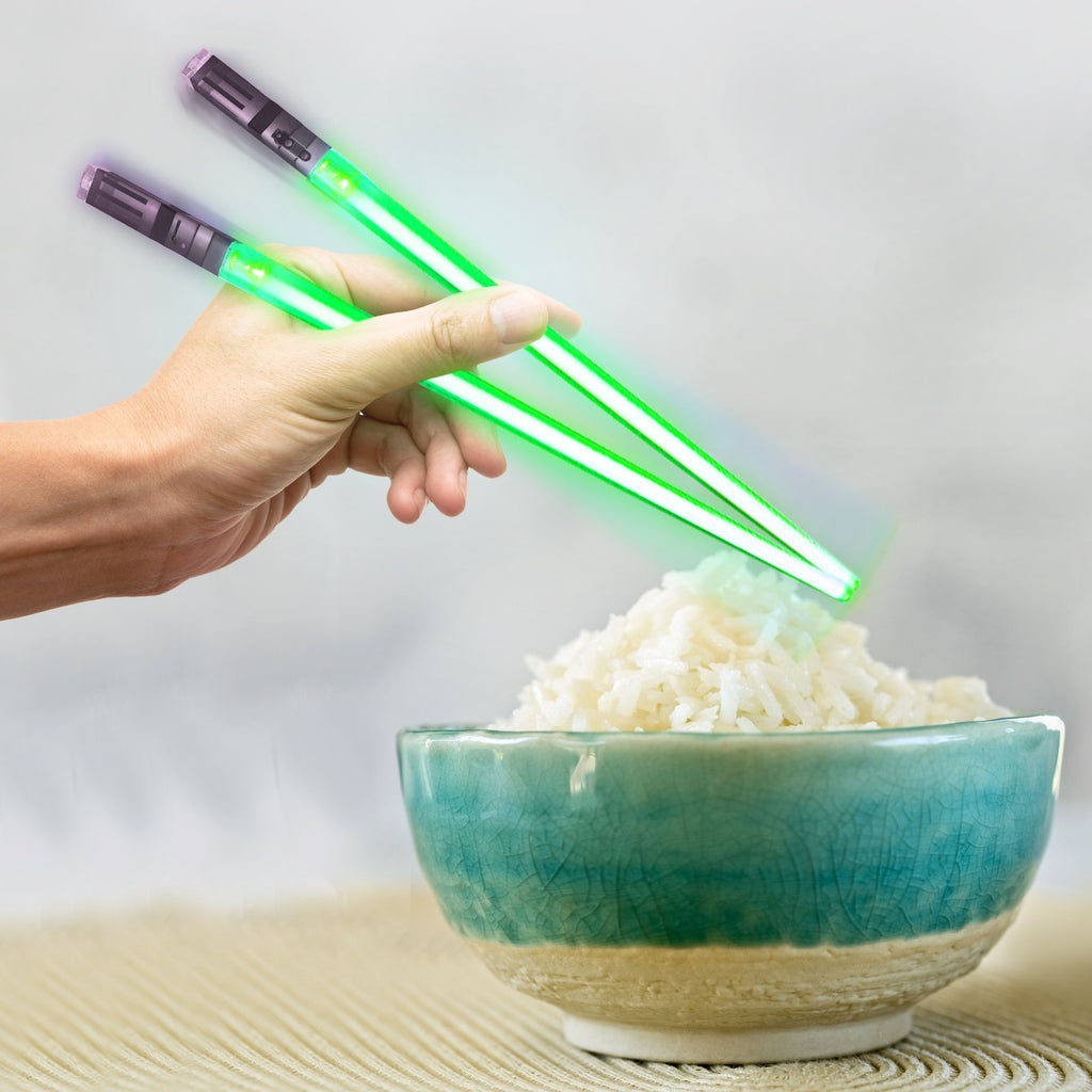 Lightsaber Led Light Up Chopsticks (1 Pair, Blue)