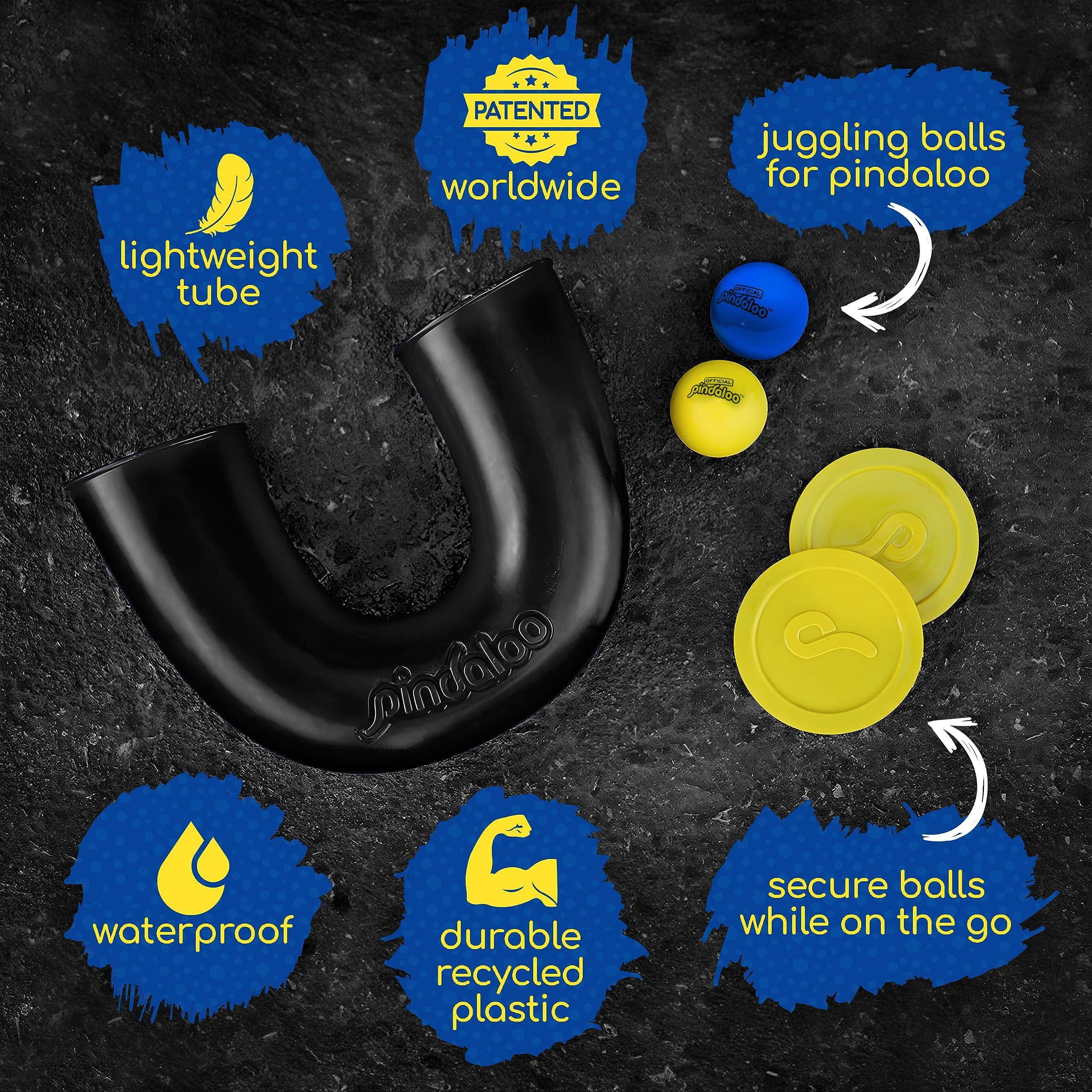 pindaloo The Original Skill Game – First & Only Authentic Looping Ball for Kids, Teens & Adults | Fun Coordination Game for Ages 8-12+Boosts Focus & Motor Skills Indoor & Outdoor Play | Transparent - Unique Gift Market