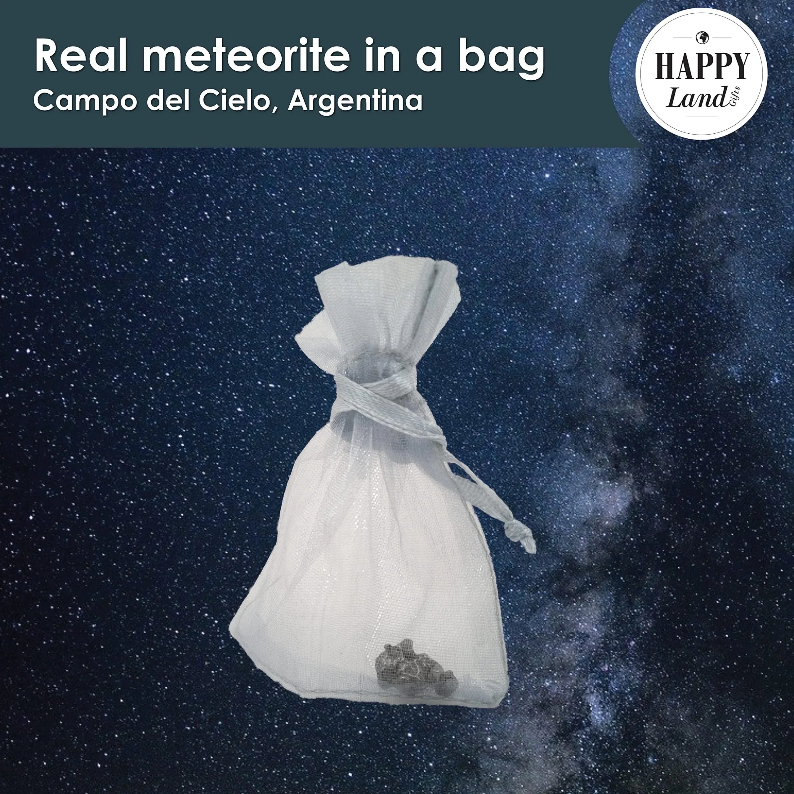 happylandgifts® Romantic Gift Set | Shooting Star | Unusual Gift | Real Meteorite in Red Heart Box | Tea Light | Rose Petals | Certificate Roll | Meteor Gifts - Unique Gift Market