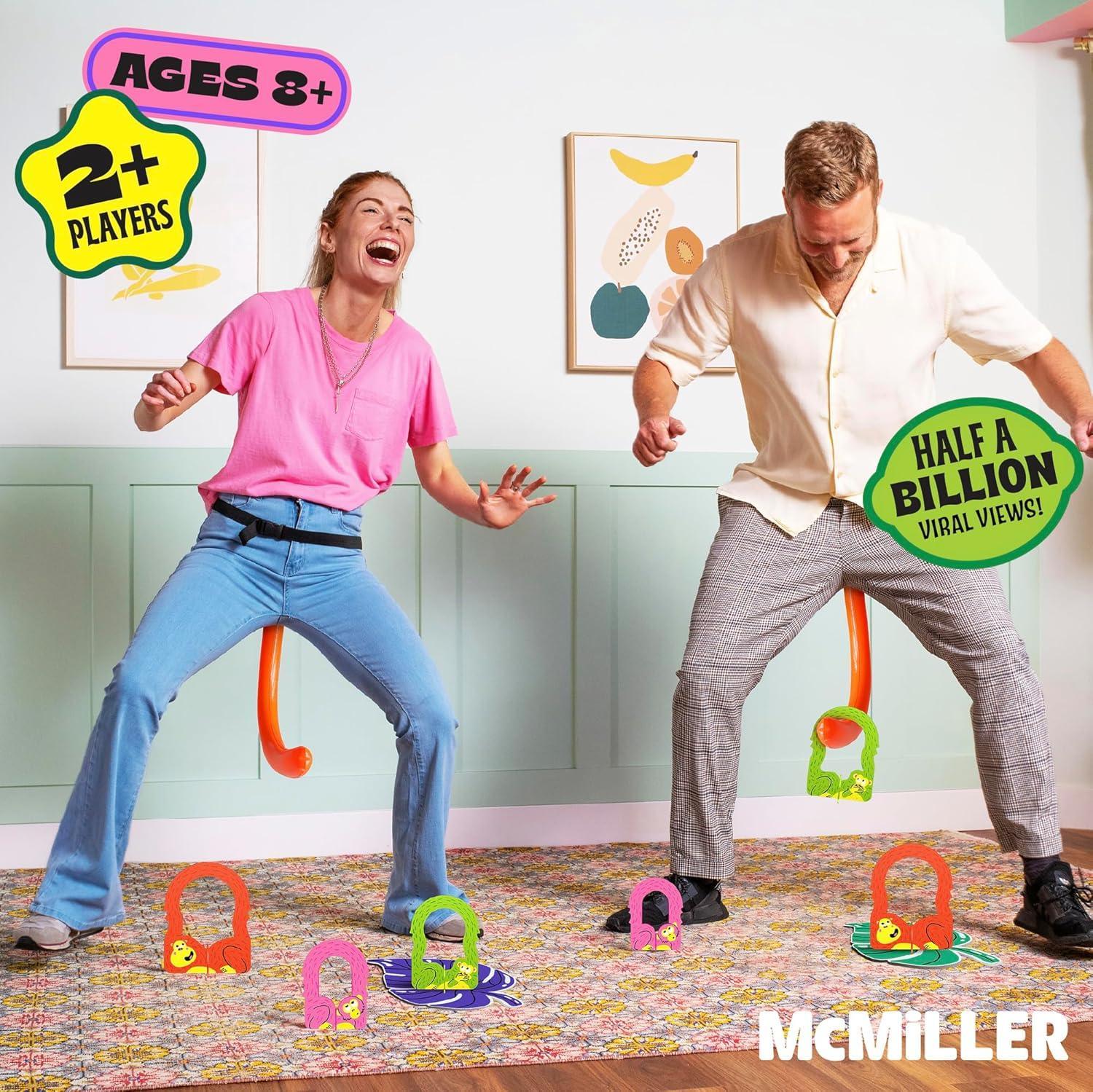 It’s Bananas! The Monkey Tail Game – Funny Family & Party Game for Kids & Adults | Hilarious Gift for Birthday, Christmas, Bachelorette, Thanksgiving, White Elephant - Unique Gift Market